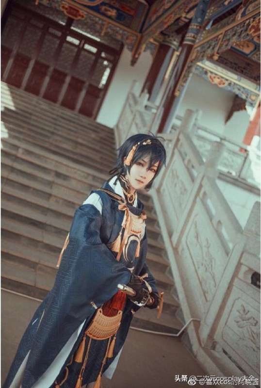 《刀剑乱舞》三日月宗近cos，颜好又帅气的温柔爷爷！-2.jpg