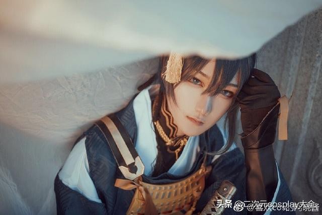 《刀剑乱舞》三日月宗近cos，颜好又帅气的温柔爷爷！-6.jpg