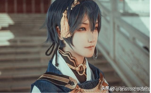 《刀剑乱舞》三日月宗近cos，颜好又帅气的温柔爷爷！-9.jpg