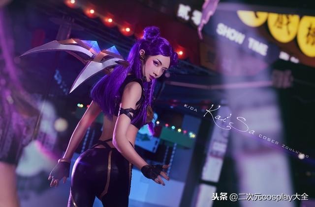 一人cos英雄联盟KDA女团，颜值女神，画风惊艳超好看！-13.jpg
