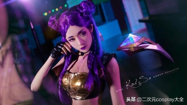 一人cos英雄联盟KDA女团，颜值女神，画风惊艳超好看！-12.jpg
