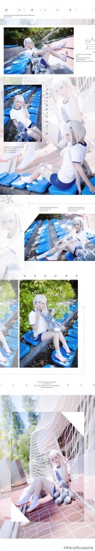 可爱清新风，《缘之空》春日野穹体操服cos，充满夏天的青春气息-1.jpg
