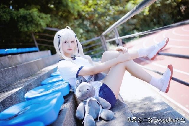 可爱清新风，《缘之空》春日野穹体操服cos，充满夏天的青春气息-9.jpg