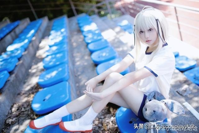 可爱清新风，《缘之空》春日野穹体操服cos，充满夏天的青春气息-8.jpg