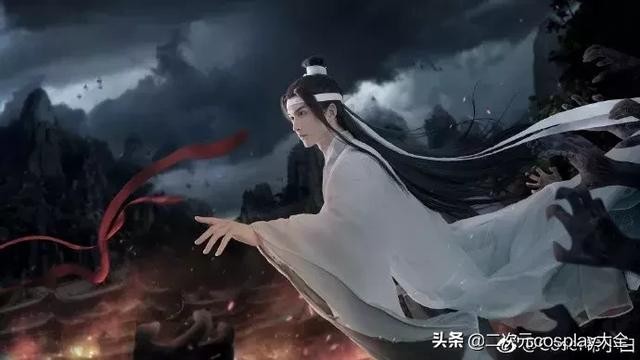 盛世美颜，《魔道祖师》蓝忘机cos，如画卷中公子轻拨我心弦-4.jpg