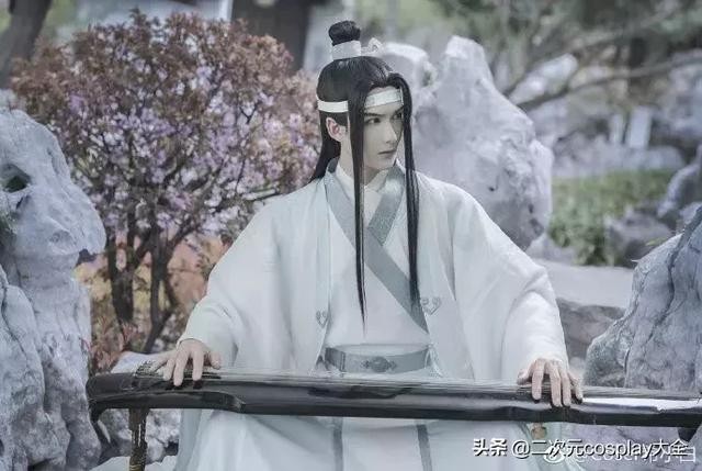盛世美颜，《魔道祖师》蓝忘机cos，如画卷中公子轻拨我心弦-2.jpg