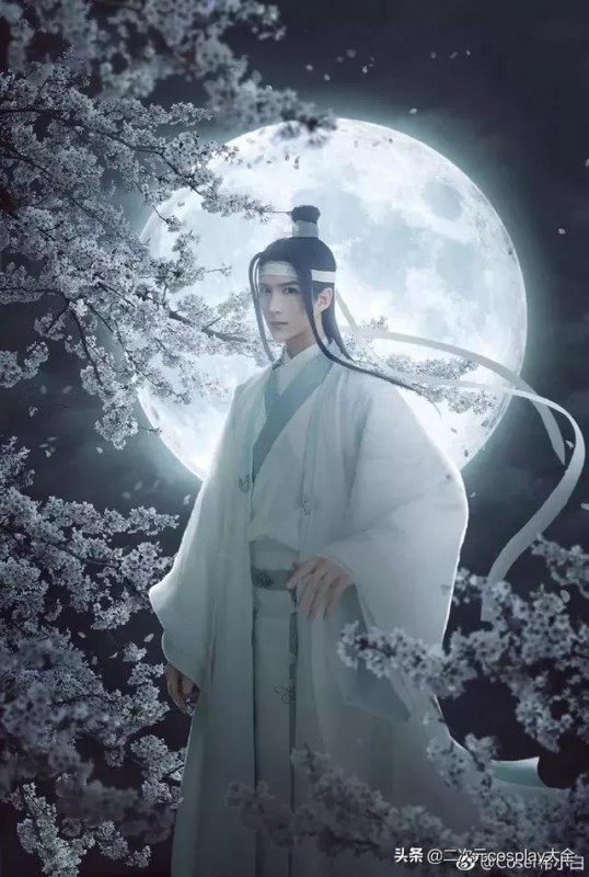 盛世美颜，《魔道祖师》蓝忘机cos，如画卷中公子轻拨我心弦-3.jpg