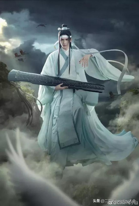 盛世美颜，《魔道祖师》蓝忘机cos，如画卷中公子轻拨我心弦-6.jpg