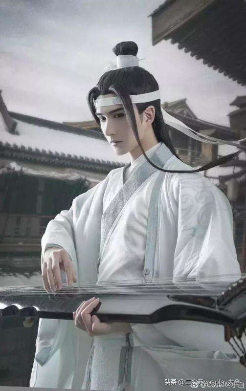 盛世美颜，《魔道祖师》蓝忘机cos，如画卷中公子轻拨我心弦-5.jpg