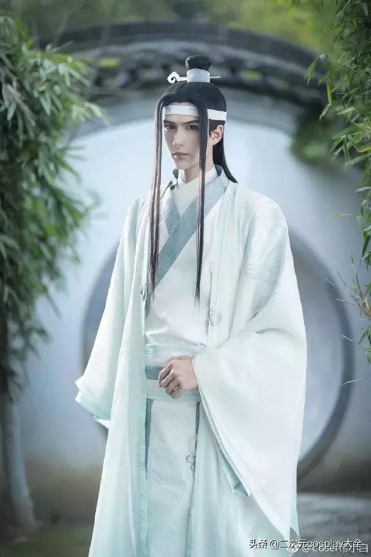 盛世美颜，《魔道祖师》蓝忘机cos，如画卷中公子轻拨我心弦-7.jpg