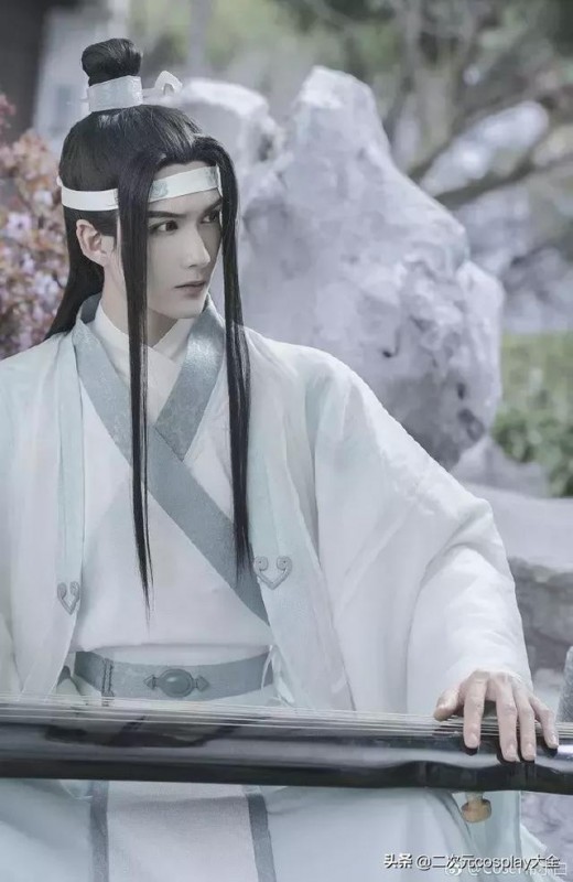 盛世美颜，《魔道祖师》蓝忘机cos，如画卷中公子轻拨我心弦-8.jpg