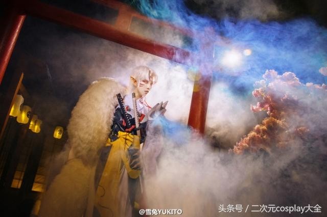 阴阳师与犬夜叉联动杀生丸cos，童年男神气场帅气撩到我啦-7.jpg