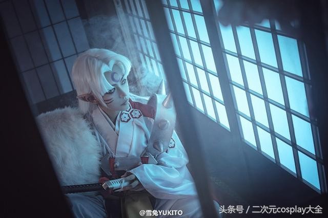 阴阳师与犬夜叉联动杀生丸cos，童年男神气场帅气撩到我啦-14.jpg