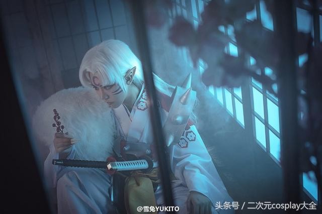 阴阳师与犬夜叉联动杀生丸cos，童年男神气场帅气撩到我啦-15.jpg
