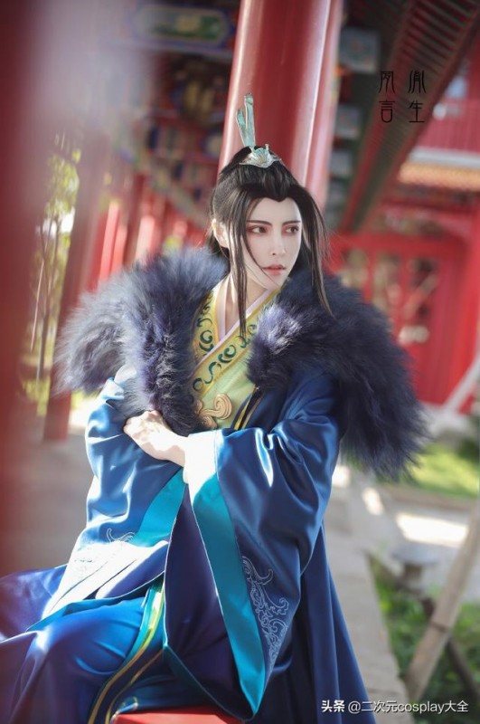 盛世美颜神仙cos，《少年歌行》萧瑟，我家萧老板太好看啦-1.jpg