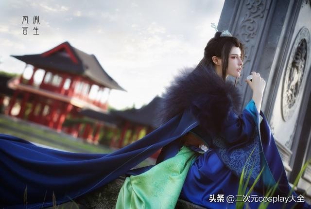 盛世美颜神仙cos，《少年歌行》萧瑟，我家萧老板太好看啦-2.jpg