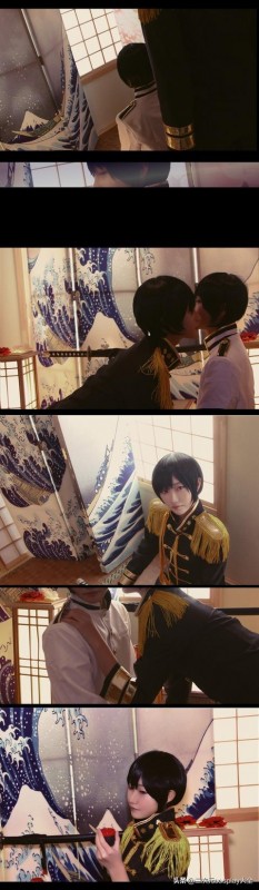 《黑塔利亚》本田菊&本田葵，很有氛围的一组cos-2.jpg