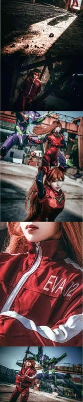 新世纪福音战士明日香cos，气质女神怎么那么好看-1.jpg