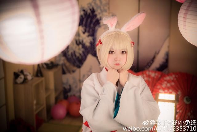 阴阳师可爱超萌山兔cos，来根胡萝卜吧-3.jpg