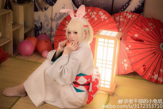 阴阳师可爱超萌山兔cos，来根胡萝卜吧-5.jpg