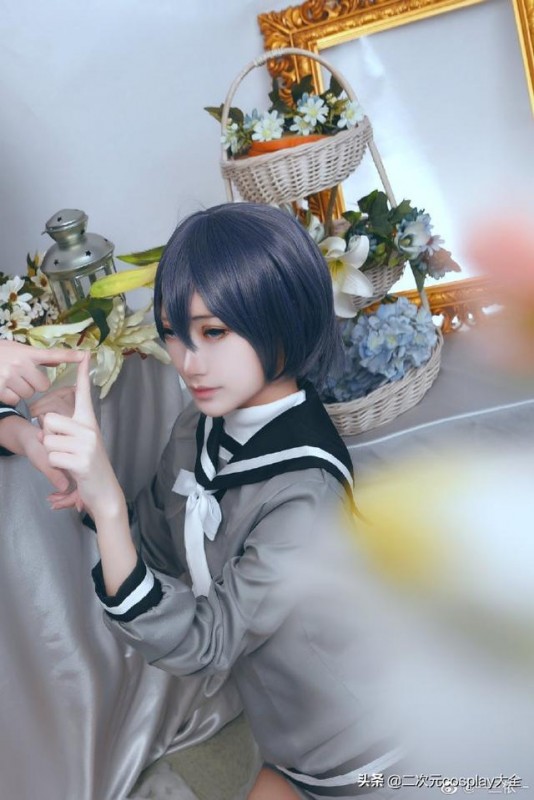 真双子，《黑执事》夏尔cos，双胞胎小可爱太戳我心窝窝了-5.jpg