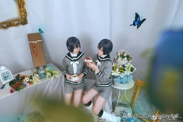 真双子，《黑执事》夏尔cos，双胞胎小可爱太戳我心窝窝了-8.jpg