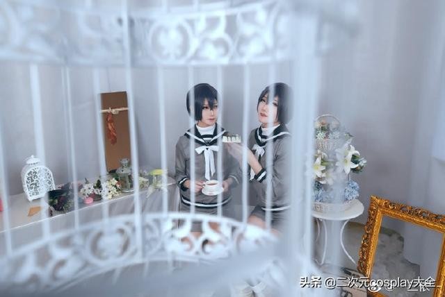 真双子，《黑执事》夏尔cos，双胞胎小可爱太戳我心窝窝了-9.jpg