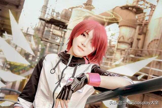 画面感清新，《明日方舟》能天使cos，笑容好甜好温暖-5.jpg