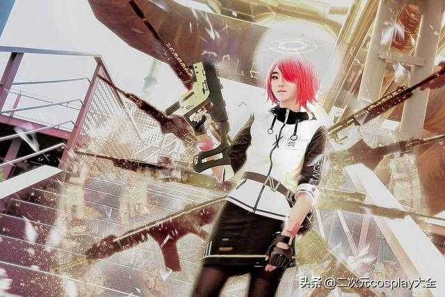 画面感清新，《明日方舟》能天使cos，笑容好甜好温暖-8.jpg