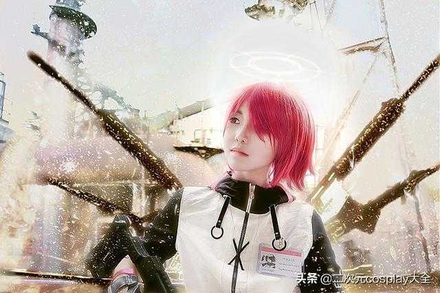 画面感清新，《明日方舟》能天使cos，笑容好甜好温暖-7.jpg