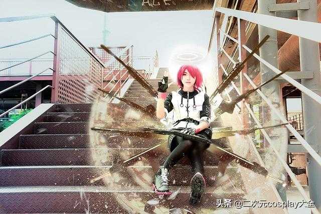 画面感清新，《明日方舟》能天使cos，笑容好甜好温暖-9.jpg