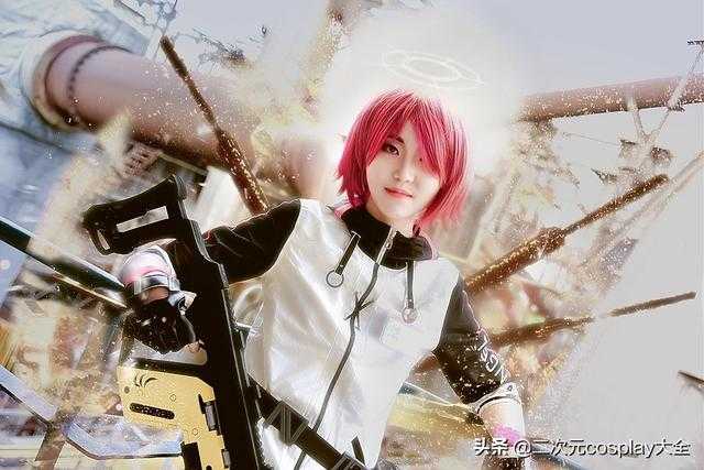 画面感清新，《明日方舟》能天使cos，笑容好甜好温暖-11.jpg