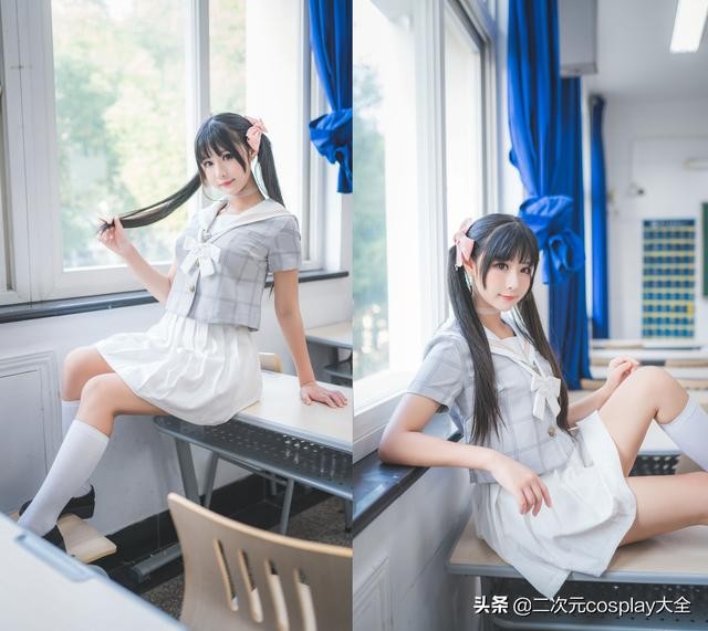 清甜可人JK制服美少女，校园小可爱，太甜啦-2.jpg