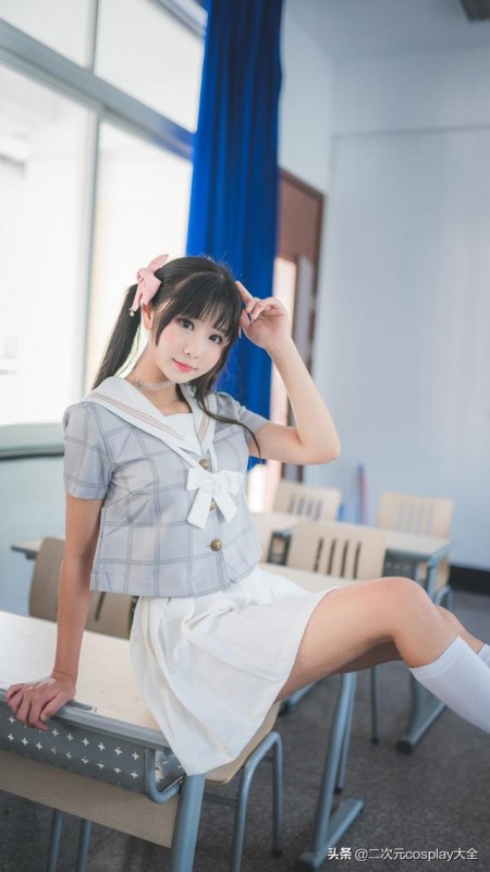 清甜可人JK制服美少女，校园小可爱，太甜啦-1.jpg