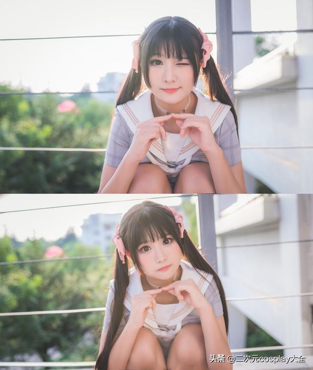 清甜可人JK制服美少女，校园小可爱，太甜啦-8.jpg