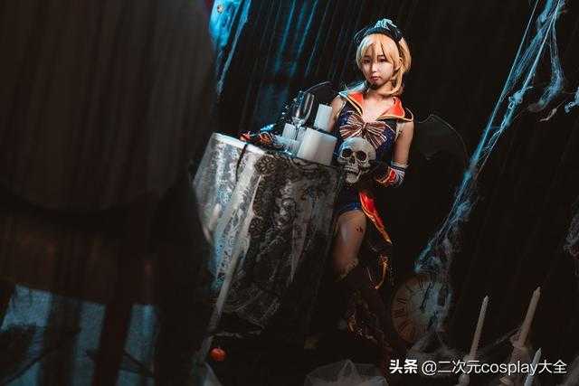 万圣节觉醒，《lovelive》绚濑绘里，特别有氛围的一组cos-1.jpg
