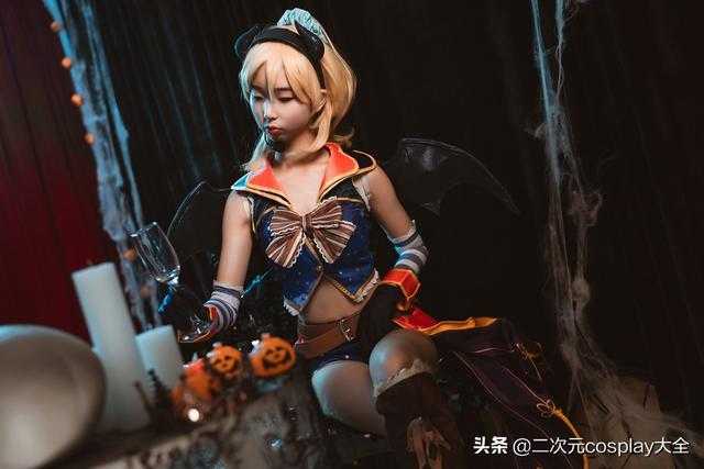 万圣节觉醒，《lovelive》绚濑绘里，特别有氛围的一组cos-4.jpg