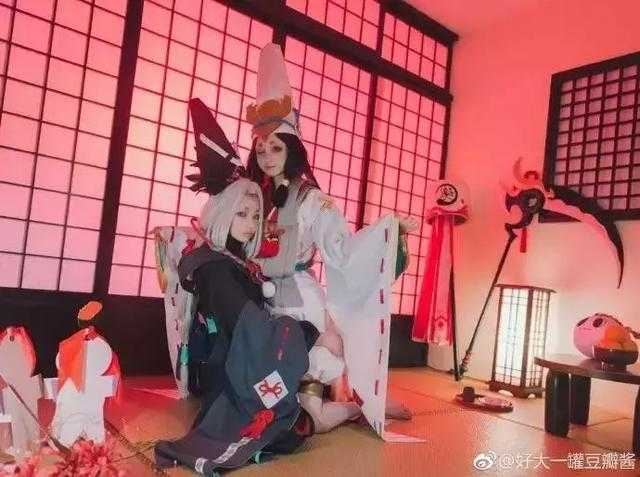 阴阳师手游黑白童子cos，好可爱的一对正太和萝莉！-5.jpg