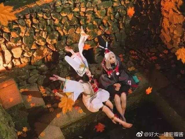 阴阳师手游黑白童子cos，好可爱的一对正太和萝莉！-7.jpg