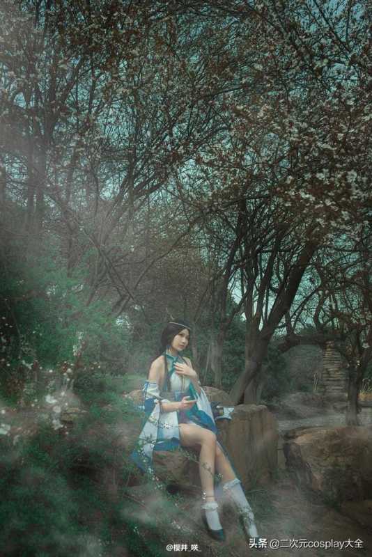 《阴阳师》八百比丘尼，苍之雀羽cos，娇美雅致尽显女神之美！-2.jpg