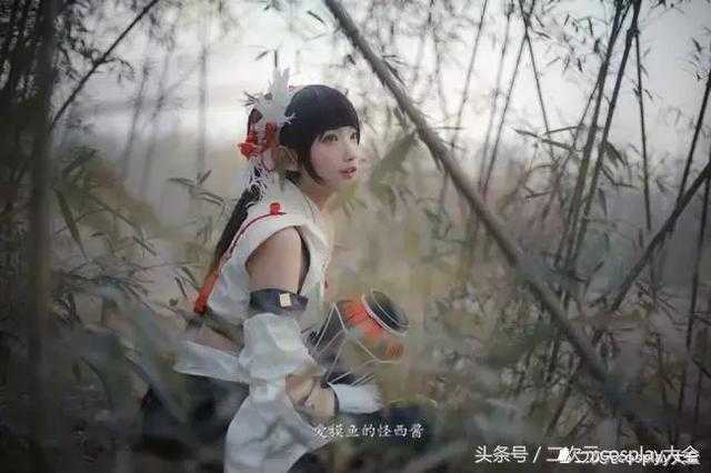 笑醉狂言酒中仙，剑网三朔雪丐萝cos灵秀可爱-5.jpg