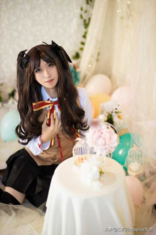 伪娘小哥哥cos远坂凛，清新可爱，这也太美好了吧-2.jpg
