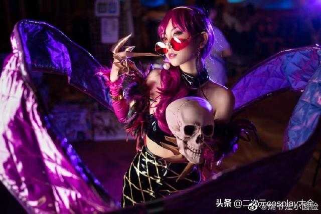 《英雄联盟》kda女团伊芙琳cos，气质有范，动作神情帅气吸睛-3.jpg
