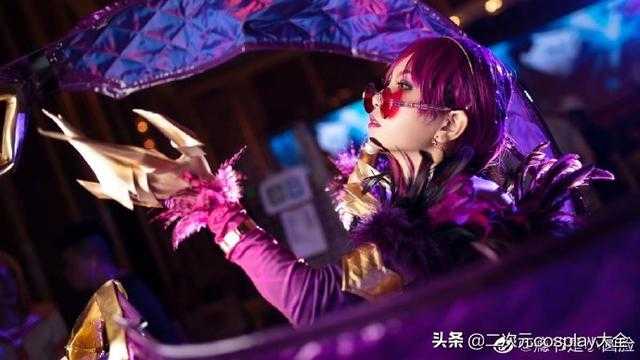 《英雄联盟》kda女团伊芙琳cos，气质有范，动作神情帅气吸睛-7.jpg