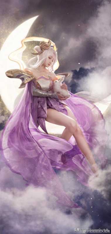 《王者荣耀》嫦娥女神cos，神还原！像是从游戏里走出来的小姐姐-4.jpg