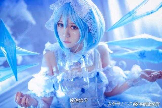 东方Project琪露诺cos，冰艳动人的优雅冰之精灵-2.jpg