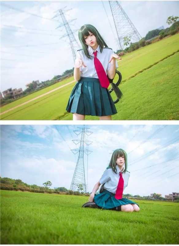 隔着屏幕都觉得甜，绿谷&蛙吹 蜜糖式COS，这两个我都要-4.jpg