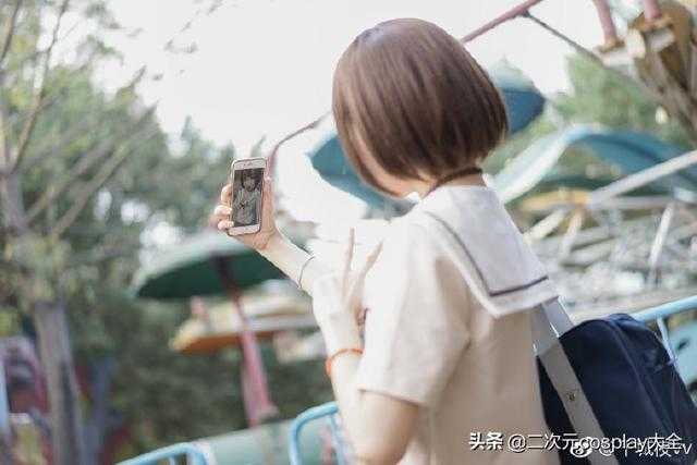 JK制服青春美少女，温婉可爱，那一刻眼神令我元气满满-9.jpg