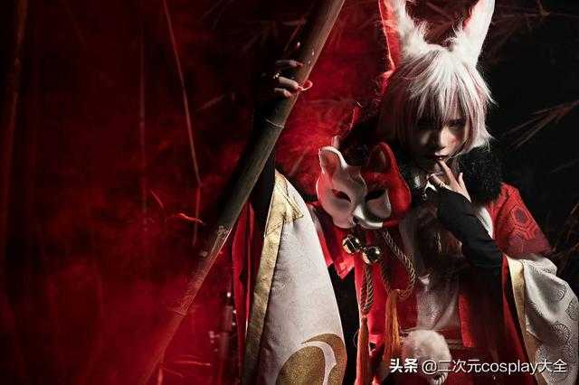 眼神犀利！《阴阳师》妖狐cos，这无与伦比的帅气与魅力-6.jpg