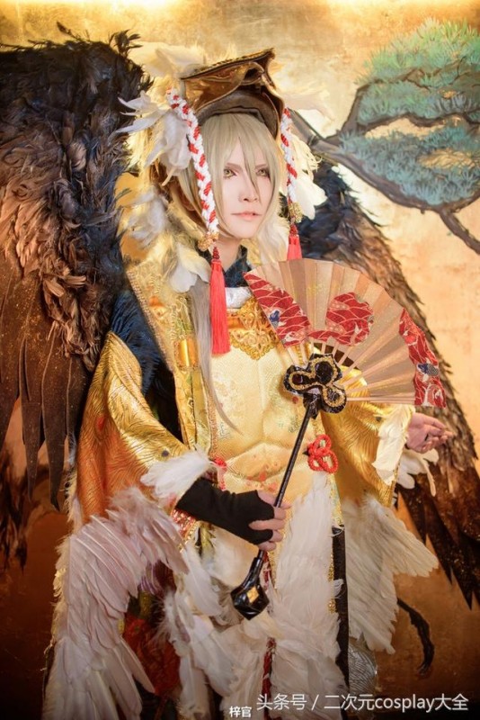 唯美惊艳阴阳师大天狗cos，盛世美颜好一个帅气的大天狗-1.jpg